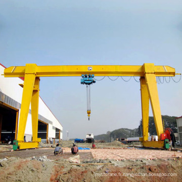 Grue à portique à simple poutre de 120 tonnes